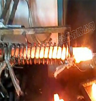  It is more convenient to use medium frequency induction heating machine for bar heating 