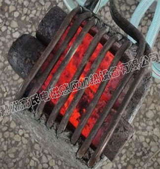  Rivets heating by medium frequency induction heating machine 
