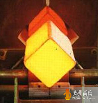  Square steel heating by medium frequency induction heating power supply 