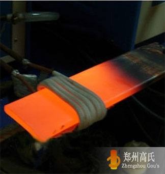  Steel plate heating by medium frequency induction heating power supply 