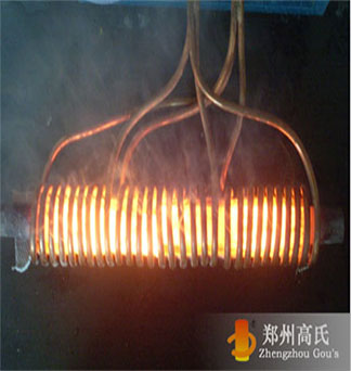 Bar diathermy heat treatment by medium frequency induction heating machine 
