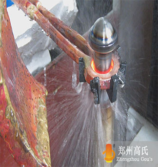  Ball pin hardening by medium frequency induction heating machine 