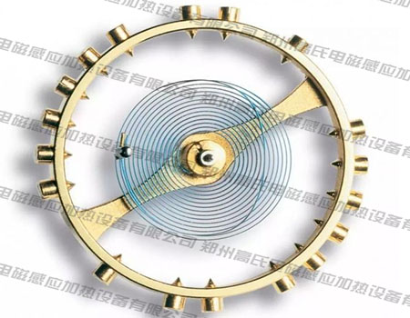 The heat treatment of alloy watch hairspring adopts high frequency induction heating machine