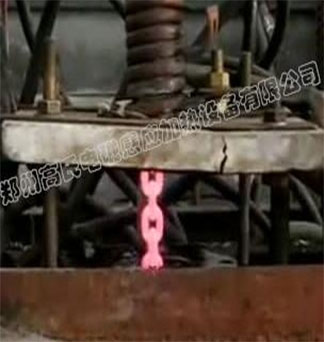  Chain hardening by medium frequency induction heating machine 