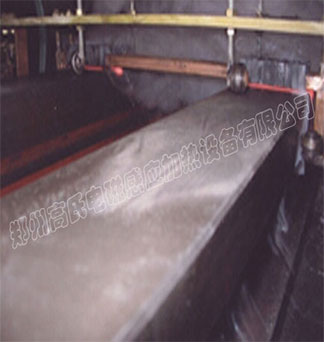  Guide rail quenching by medium frequency induction heating machine 