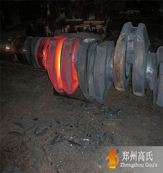  Crankshaft hardening by medium frequency induction heating equipment 