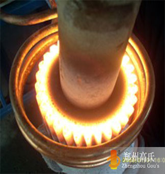  Spline shaft hardening by medium frequency induction heating machine 