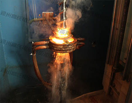  The cost of using a high-tech medium frequency induction heating machine to quench the workpiece is v 