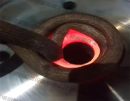  Medium frequency induction heating machine to quench the inner hole of gun barrel 