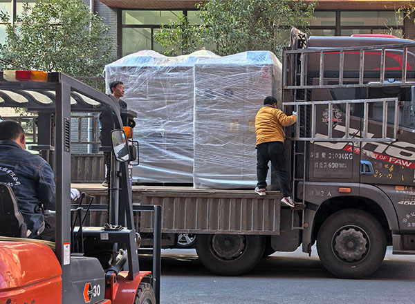 Induction heating equipment is being shipped to overseas